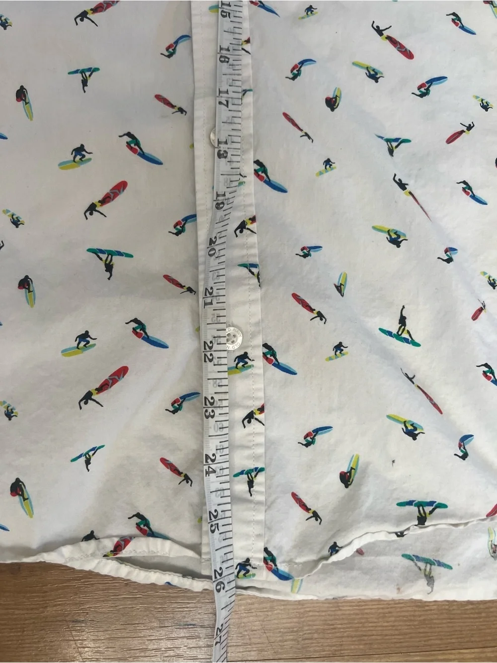 Old Navy Boys XL 14-16 Surfer Print Short Sleeve Button Down Shirt